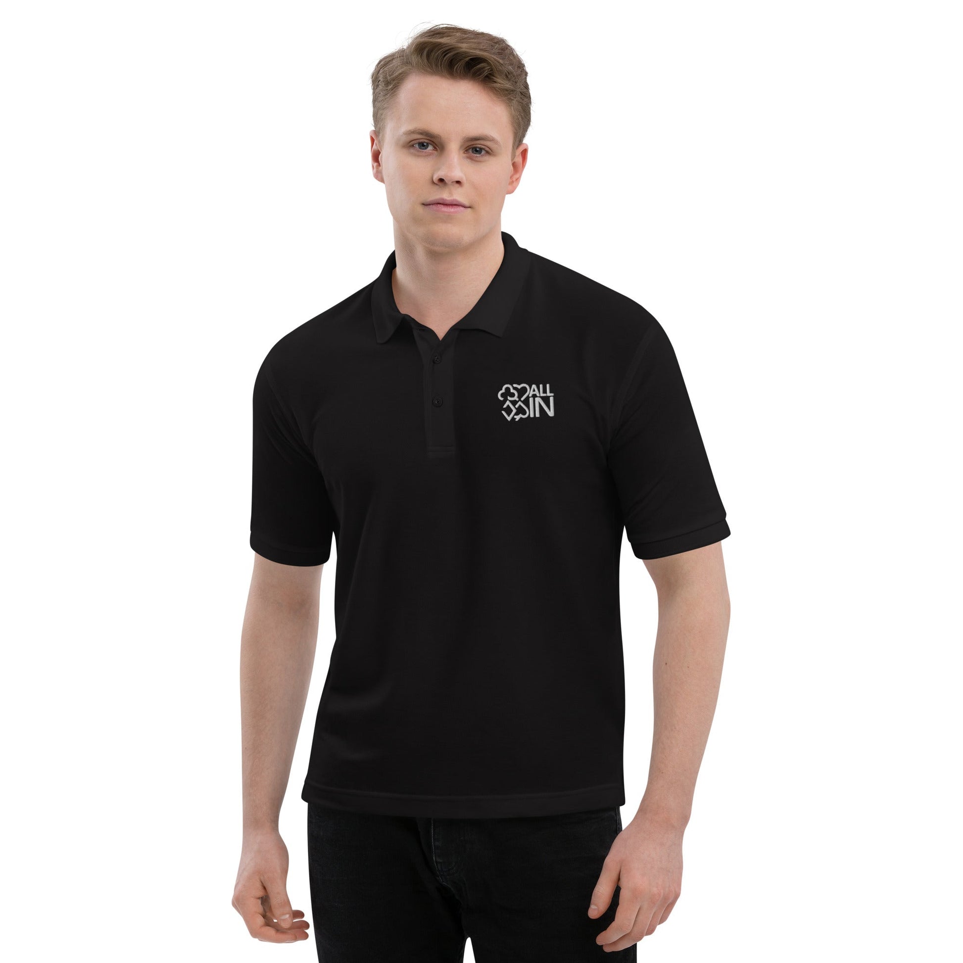 All In Performance Polo - Available in White & Black (All Sizes) - Just $29.95! Shop now at AllInCupHolder.com