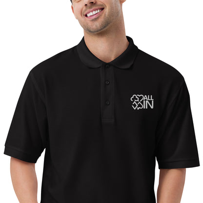 All In Performance Polo - Available in White & Black (All Sizes) - Just $29.95! Shop now at AllInCupHolder.com