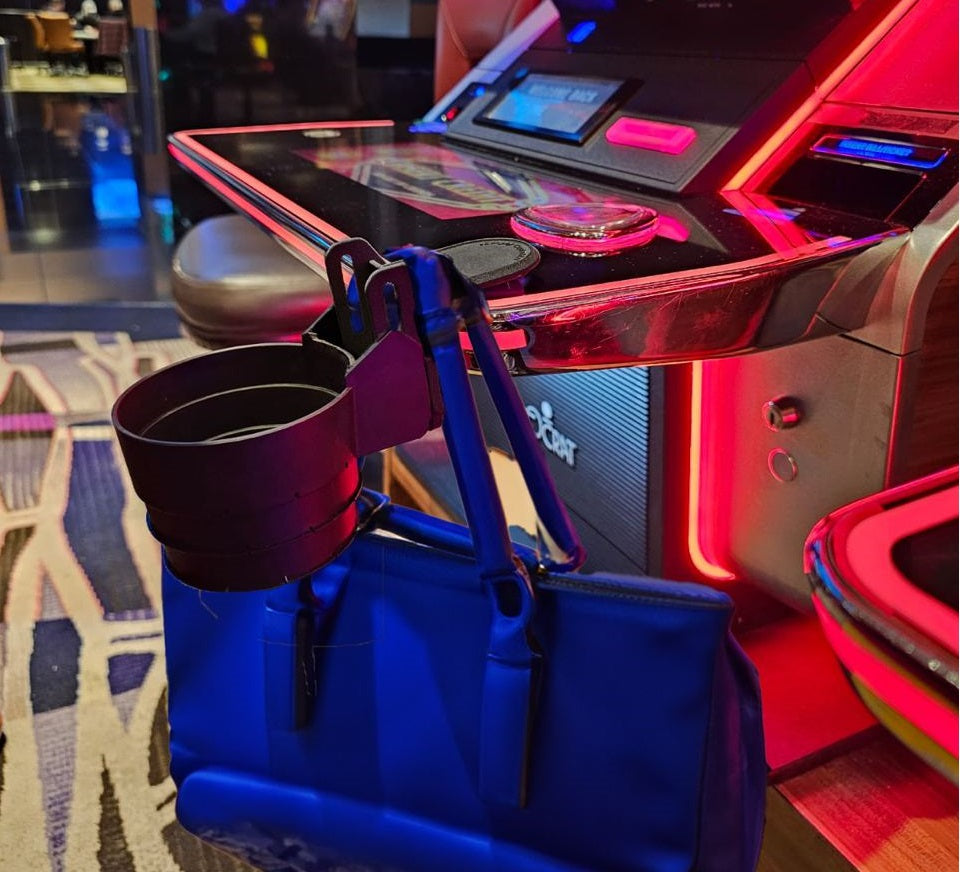 Load video: Jackpot Cup Holder for Casino Slot Machines